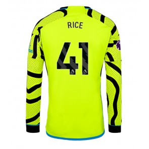 Arsenal Declan Rice #41 Koszulka Wyjazdowych 2023-24 Długi Rękaw